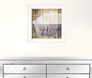 Wash 1 White Framed Print Wall Art