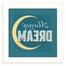 Always Dream White Framed Print Wall Art