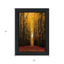 Highway to Heaven Black Framed Print Wall Art
