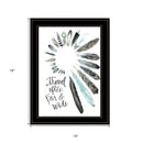 Travel Often Far and Wide 2 Black Framed Print Wall Art