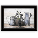 Floral Farmhouse I 2 Black Framed Print Wall Art