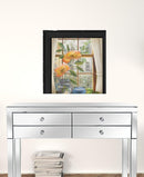 Set Of Two Flowers 1 Black Framed Print Wall Art