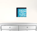 Set Of Two Beach Life 2 Black Framed Print Wall Art