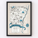 Vintage Map of Arkansas 1931