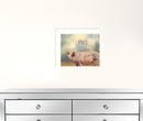 Set Of Four Farm Animals 2 White Framed Print Wall Art
