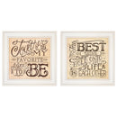 Set Of Two Together Or Each Other 1 White Framed Print Wall Art