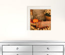 Set Of Two Autumn Harvest 1 White Framed Print Wall Art