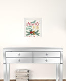 Set Of Two Come Home For Christmas 1 White Framed Print Wall Art