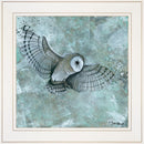 Set Of Two Wildlife 1 White Framed Print Wall Art