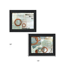 Set Of Two Balance This I And II 2 Black Framed Print Wall Art
