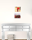 Set Of Two NYC Harmony 1 White Framed Print Wall Art