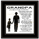 Set Of Two My Grandparents Are The Best 1 Black Framed Print Wall Art