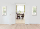 Set Of Two Home And Family White Framed Print Wall Art