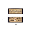Set Of Two Faith*Family*Friends And This Chick Black Framed Print Wall Art