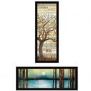Set Of Two I Met You Or Living Your Dreams 1 Black Framed Print Wall Art
