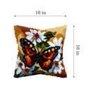 Latch hook cushion kit "Butterfly" 4060