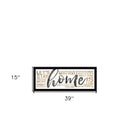 Set Of Two Love Or Home 1 Black Framed Print Wall Art