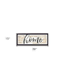 Set Of Two Love Or Home 2 Black Framed Print Wall Art
