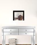 Set Of Two Cold Winter 2 Black Framed Print Wall Art