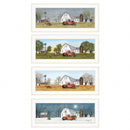 Set Of Four Billy Jacobs Four Seasons Collection V 4-Piece White Frame White Framed Print Wall Art