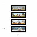 Set Of Four Billy Jacobs Four Seasons Collection V 4-Piece Black Frame 2 Black Framed Print Wall Art