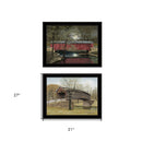 Set Of Two Bridge Collection I 2-Piece 2 Black Framed Print Wall Art