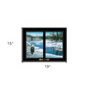 The Lookout 4 Black Framed Print Wall Art