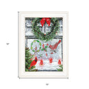 Christmas Peace 1 White Framed Print Wall Art