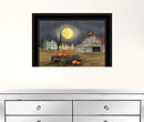 Harvest Moon 7 Black Framed Print Wall Art