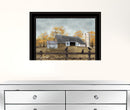 A Casual Conversation 4 Black Framed Print Wall Art