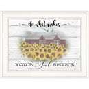 Do What Makes Your Soul Shine White Framed Print Wall Art