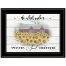 Do What Makes Your Soul Shine Black Framed Print Wall Art