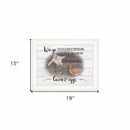 We Go Together Like Bacon and Eggs White Framed Print Wall Art