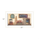 Bath House Collection 1 White Framed Print Wall Art