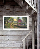 The Road Home 13 White Framed Print Wall Art