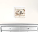 Set Of Four Kitchen Print (33x8) & Mug Rack(Horizonal) 27x8x3 White Frame White Framed Print Wall Art