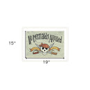 No Mermaids Allowed 2 White Framed Print Wall Art