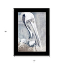Pelican 3 Black Framed Print Wall Art