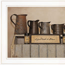 A Friend Loveth At All Time 2 White Framed Print Wall Art