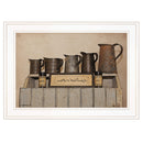 A Friend Loveth At All Time 2 White Framed Print Wall Art
