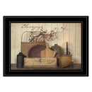 Count Your Blessing 2 Black Framed Print Wall Art