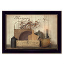 Count Your Blessing 3 Black Framed Print Wall Art
