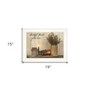 Grateful Hearts 1 White Framed Print Wall Art
