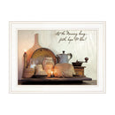 Faith Hope & Love 1 White Framed Print Wall Art