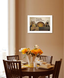 Family Gather Here 2 White Framed Print Wall Art
