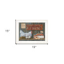 Fresh From The Farm 2 White Framed Print Wall Art