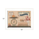 Hot Bath 16 White Framed Print Bathroom Wall Art