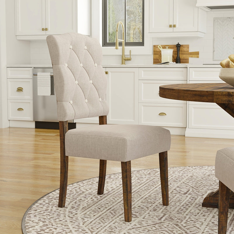 Newberry Side Chairs, Medium Brown