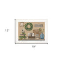 Farmhouse Bath I 2 White Framed Print Wall Art
