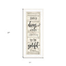 Be Grateful Collection 1 White Framed Print Wall Art
